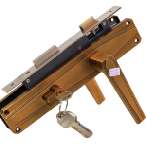 MC270-205AH Steel and Mahogany Lock